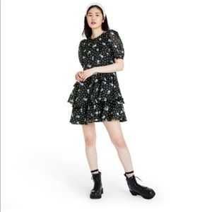 NWT Sandy Liang x Target Puffed Sleeve Floral Tiered Dress 💙